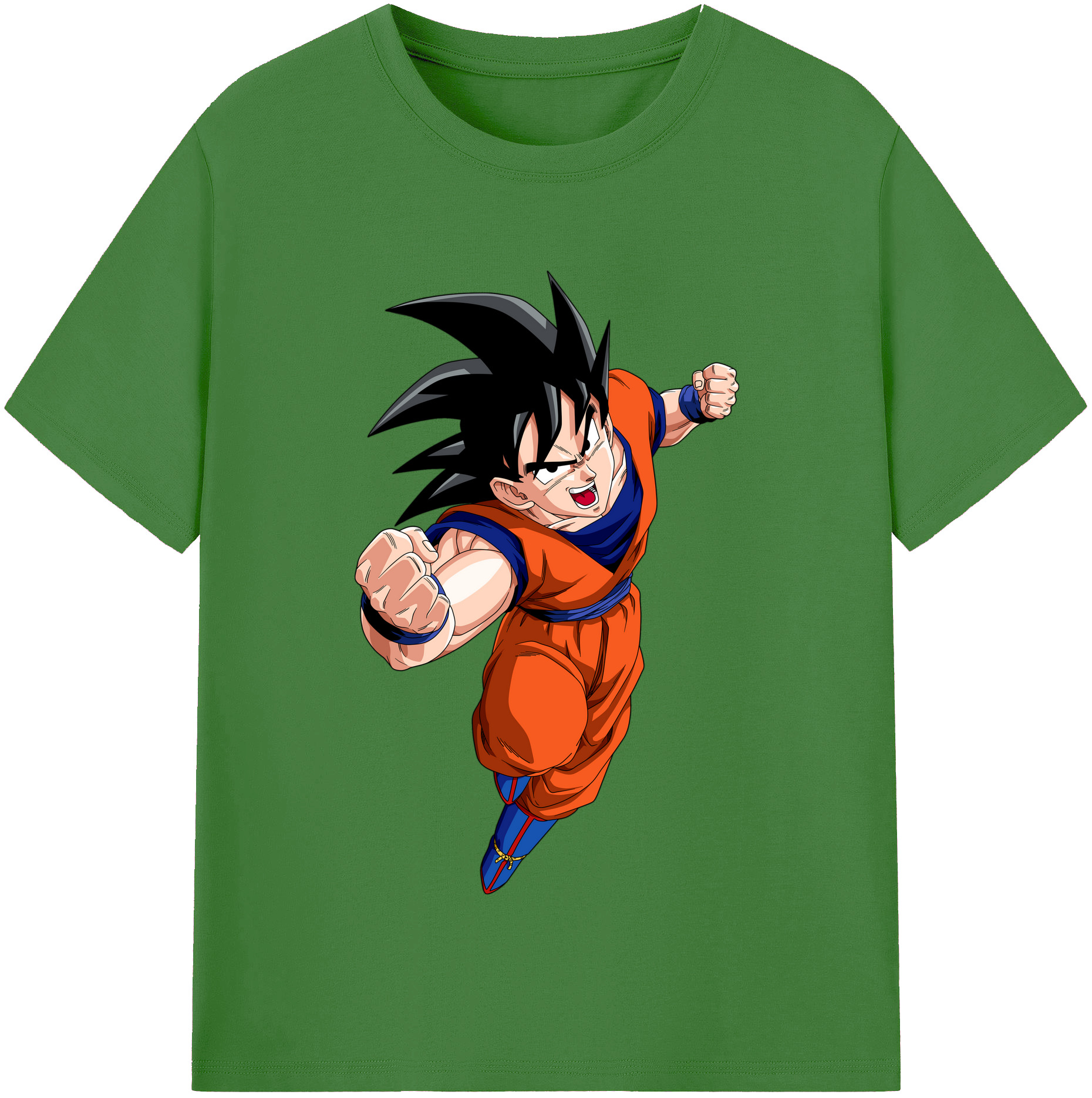 （画像用） ドラゴンボール 孫悟空（そん ごくう）Son Goku カカロット DRAGON BALL Kakarotto レディースカジュアルプリントTシャツ（綿100％）